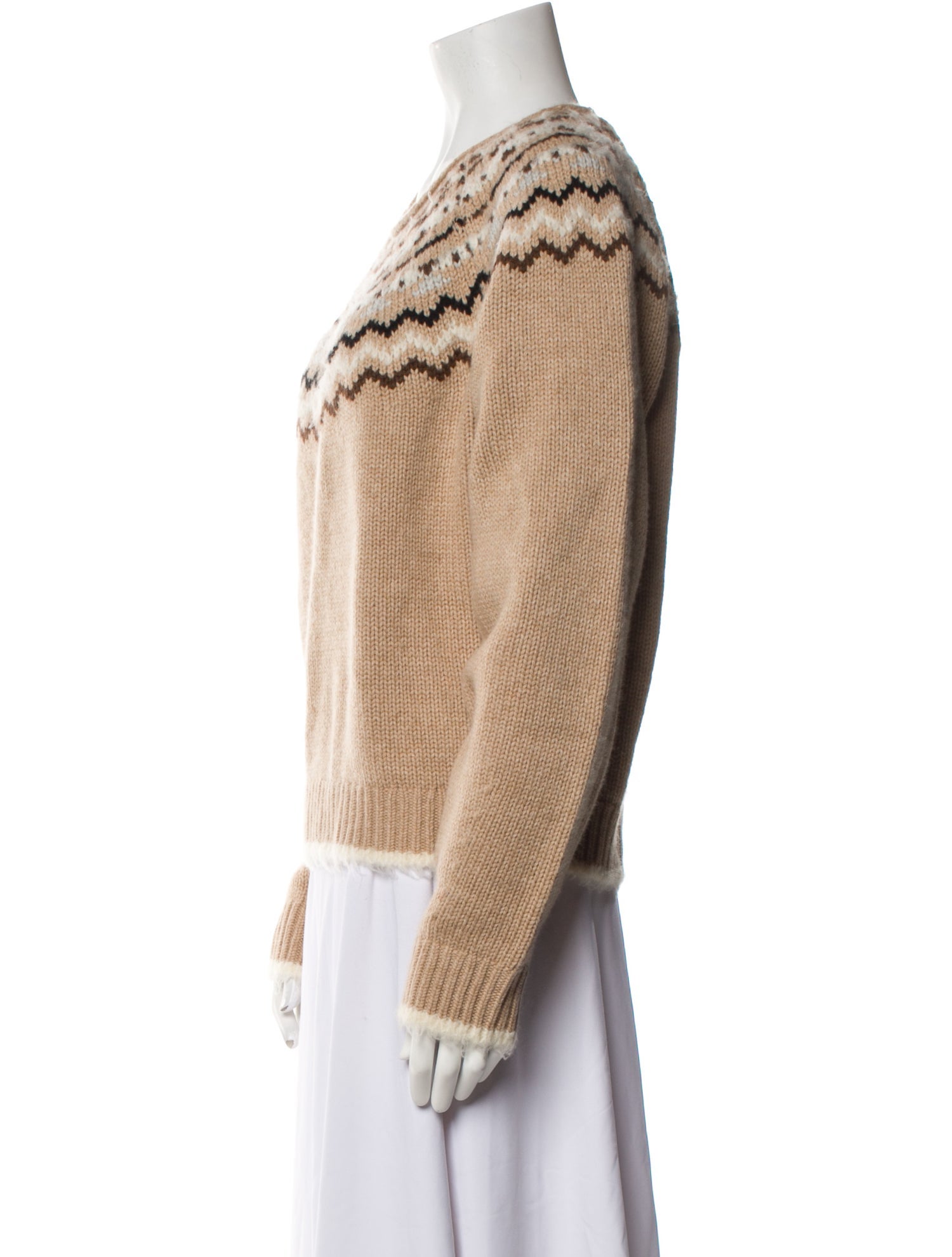 Guest in Residence Wool Printed Sweater