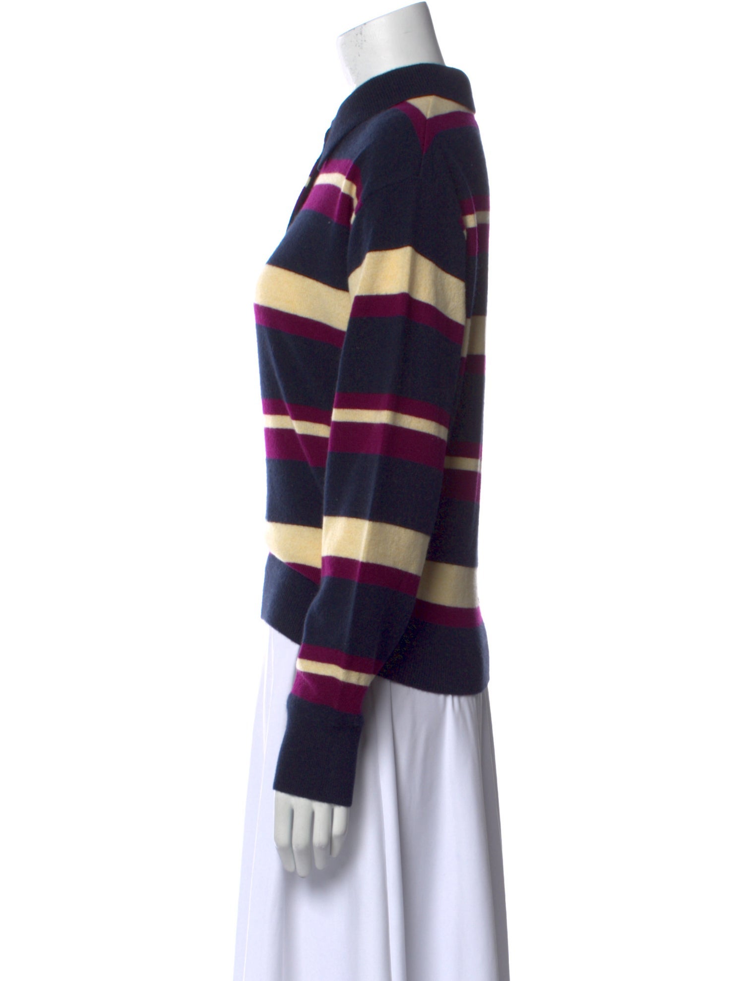 Guest in Residence Cashmere Striped Sweater