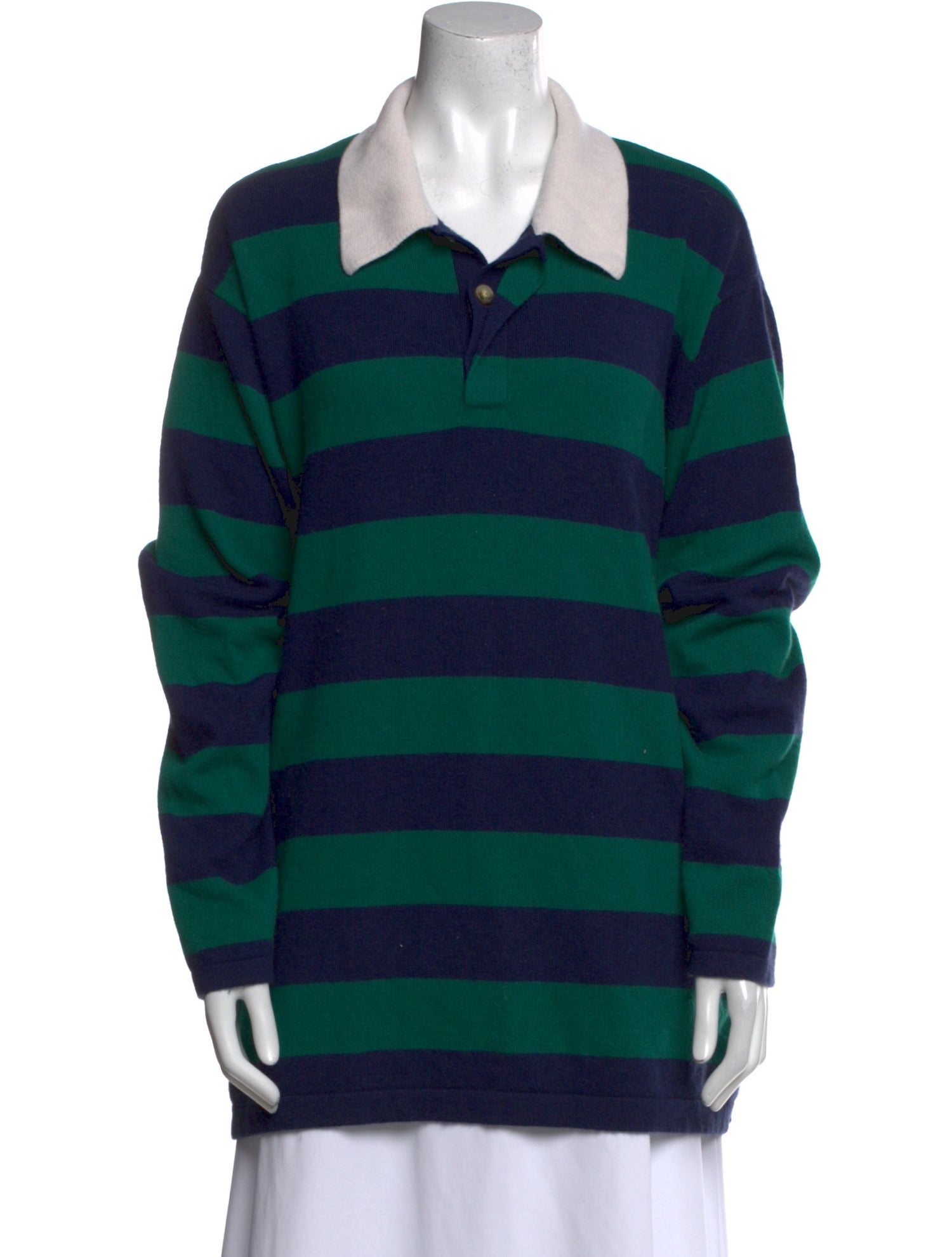 Guest in Residence Cashmere Striped Sweater