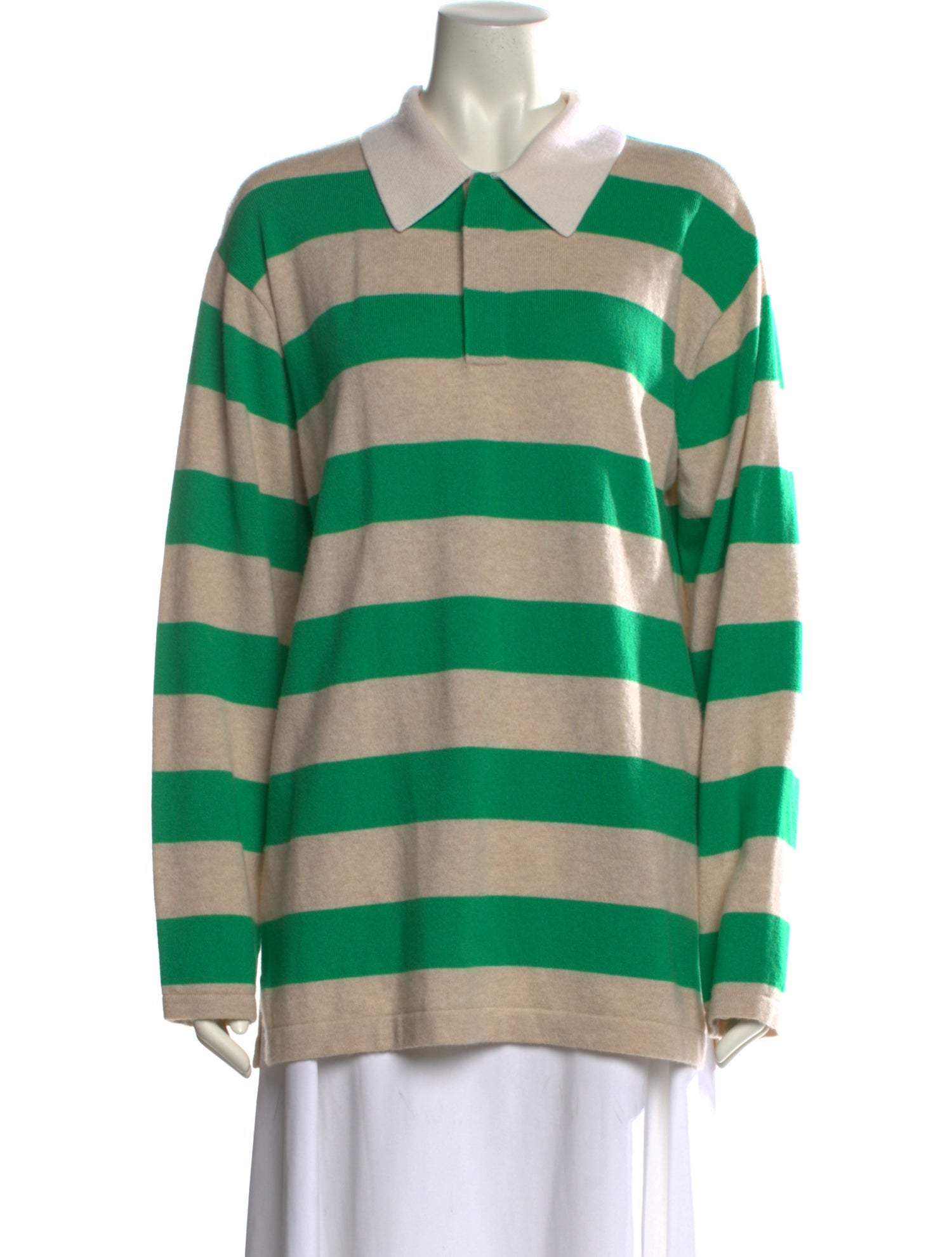 Guest in Residence Cashmere Striped Sweater
