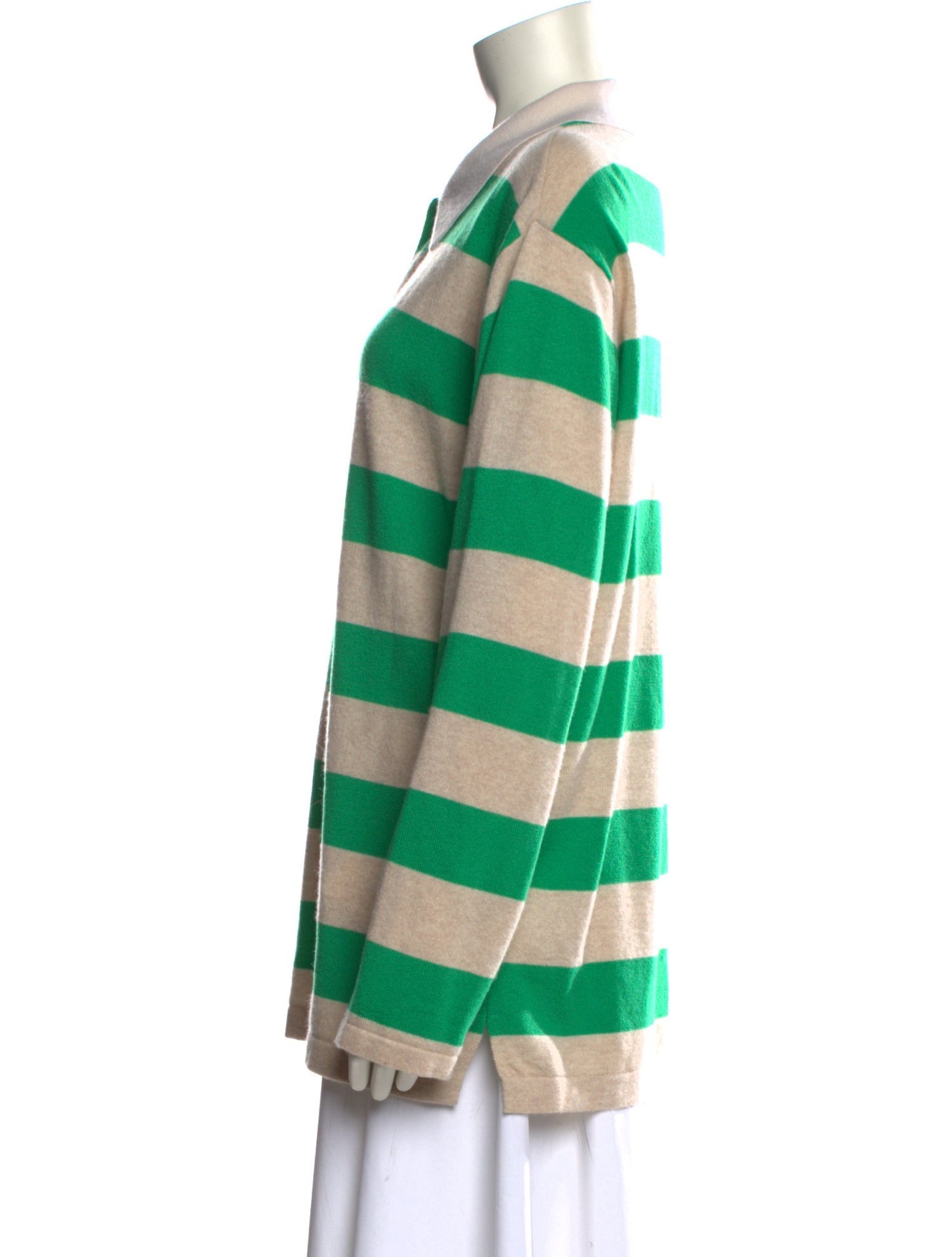 Guest in Residence Cashmere Striped Sweater