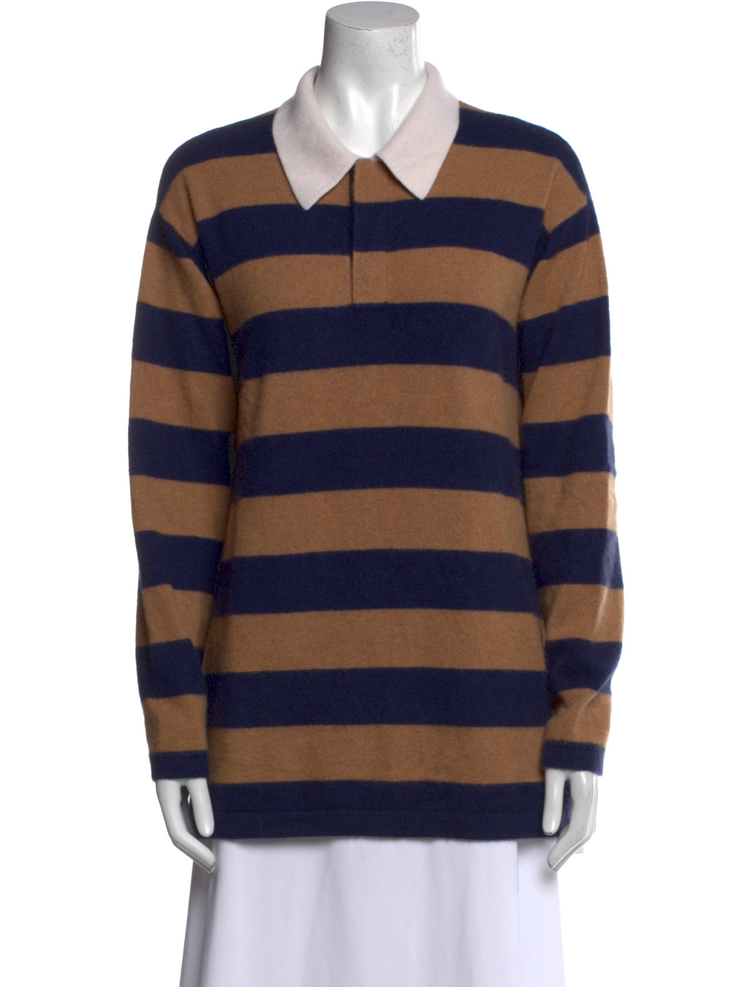 Guest in Residence Cashmere Striped Sweater