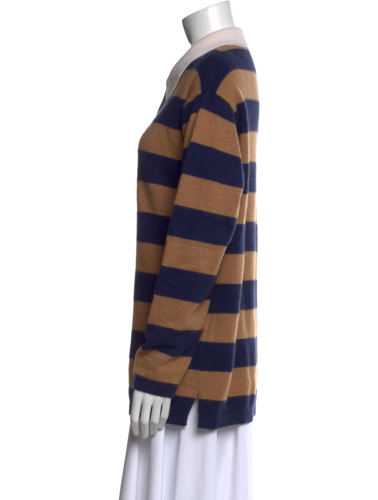 Guest in Residence Cashmere Striped Sweater