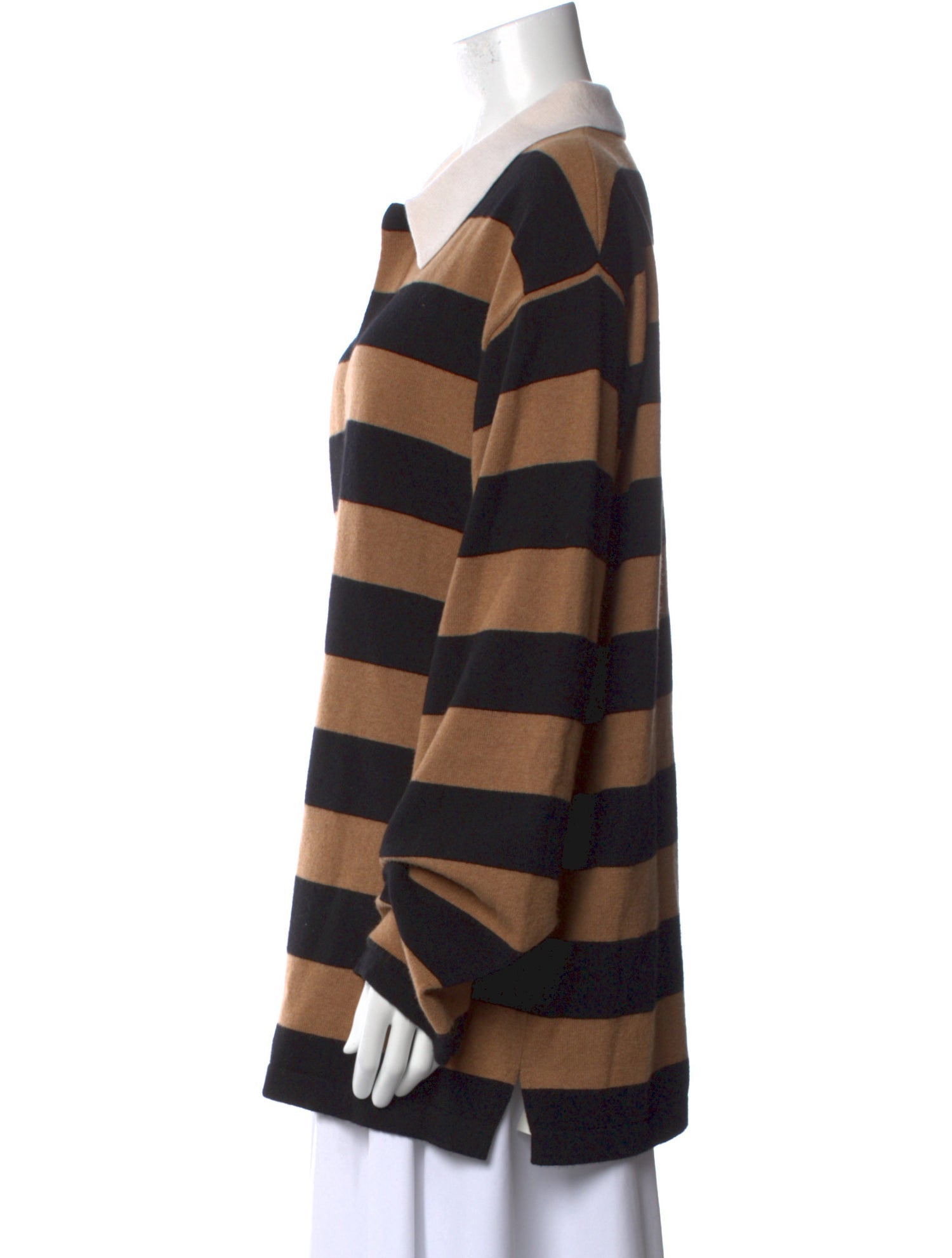 Guest in Residence Cashmere Striped Sweater