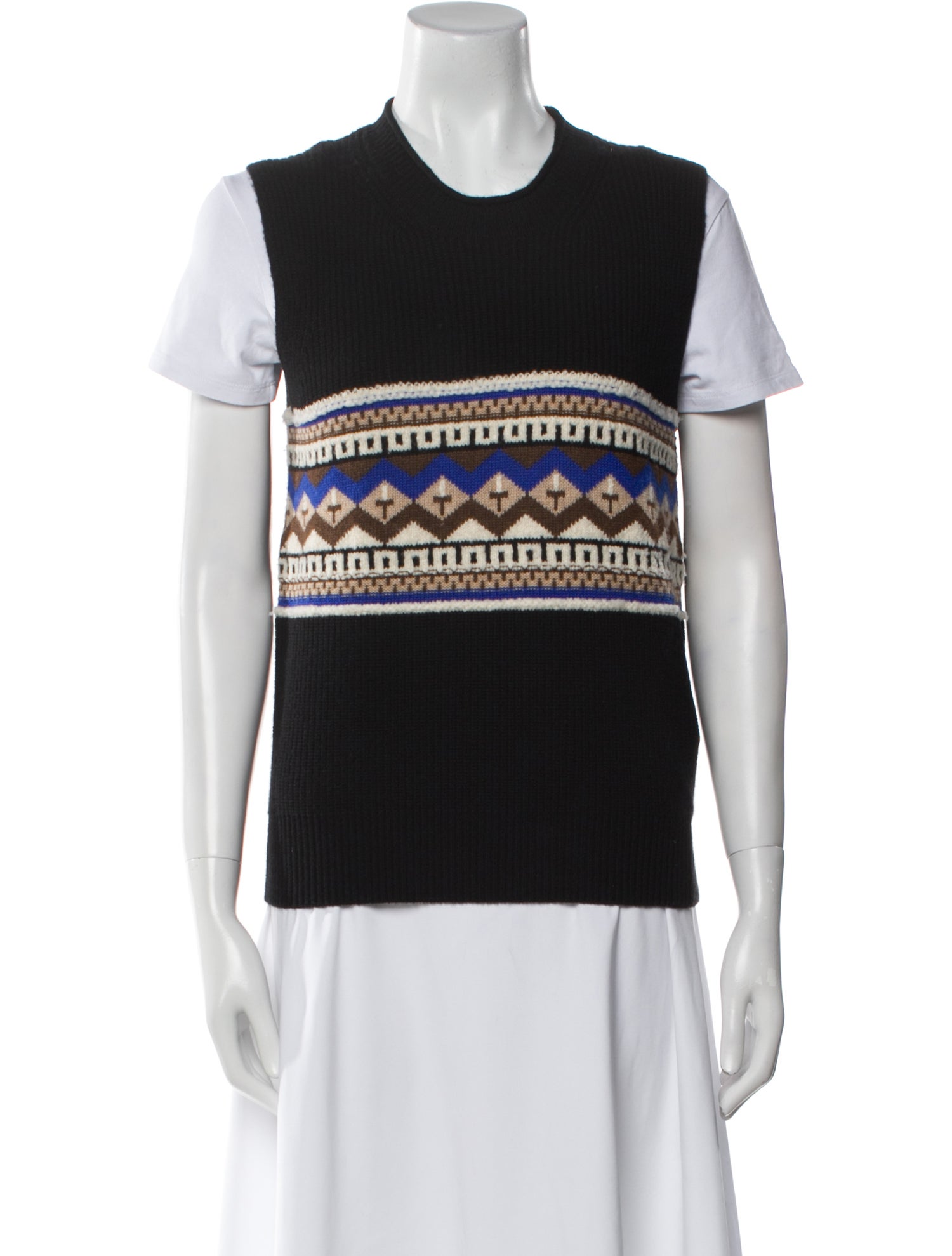 Guest in Residence Wool Printed Sweater