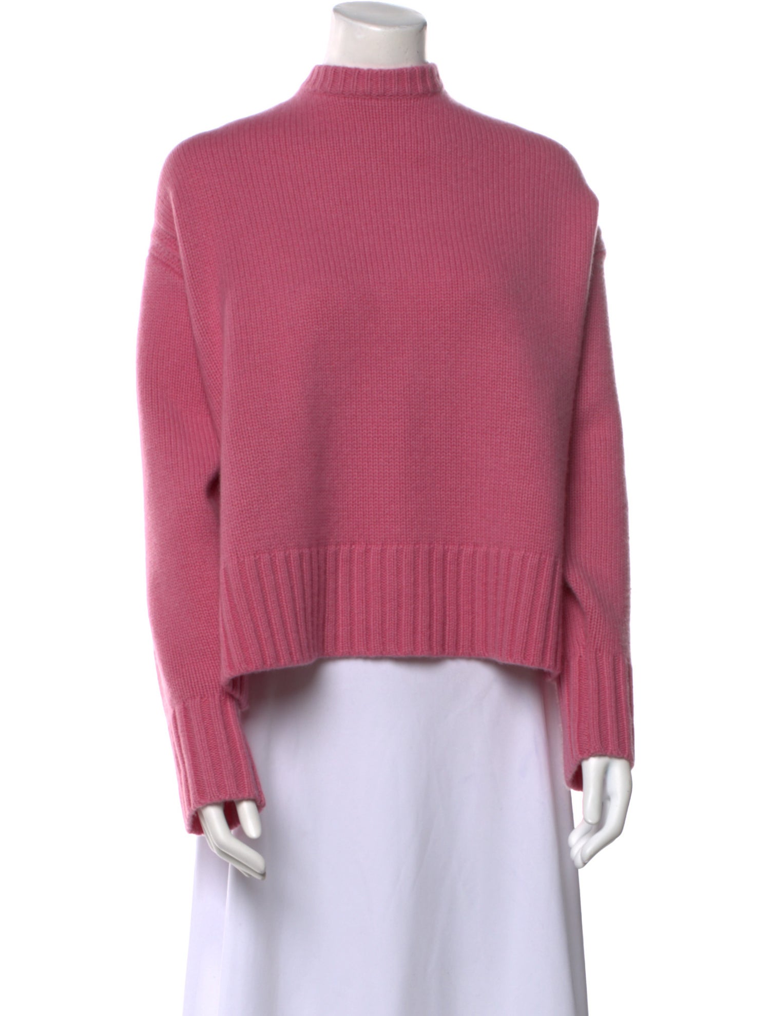 Guest in Residence Cashmere Mock Neck Sweater