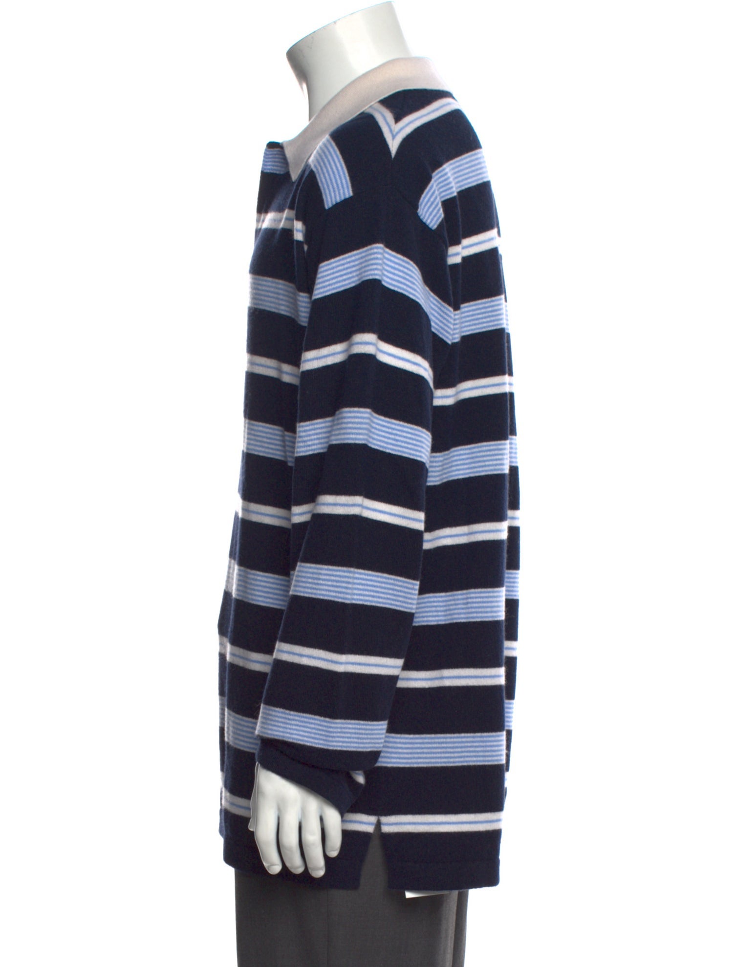 Guest in Residence Cashmere Striped Shirt