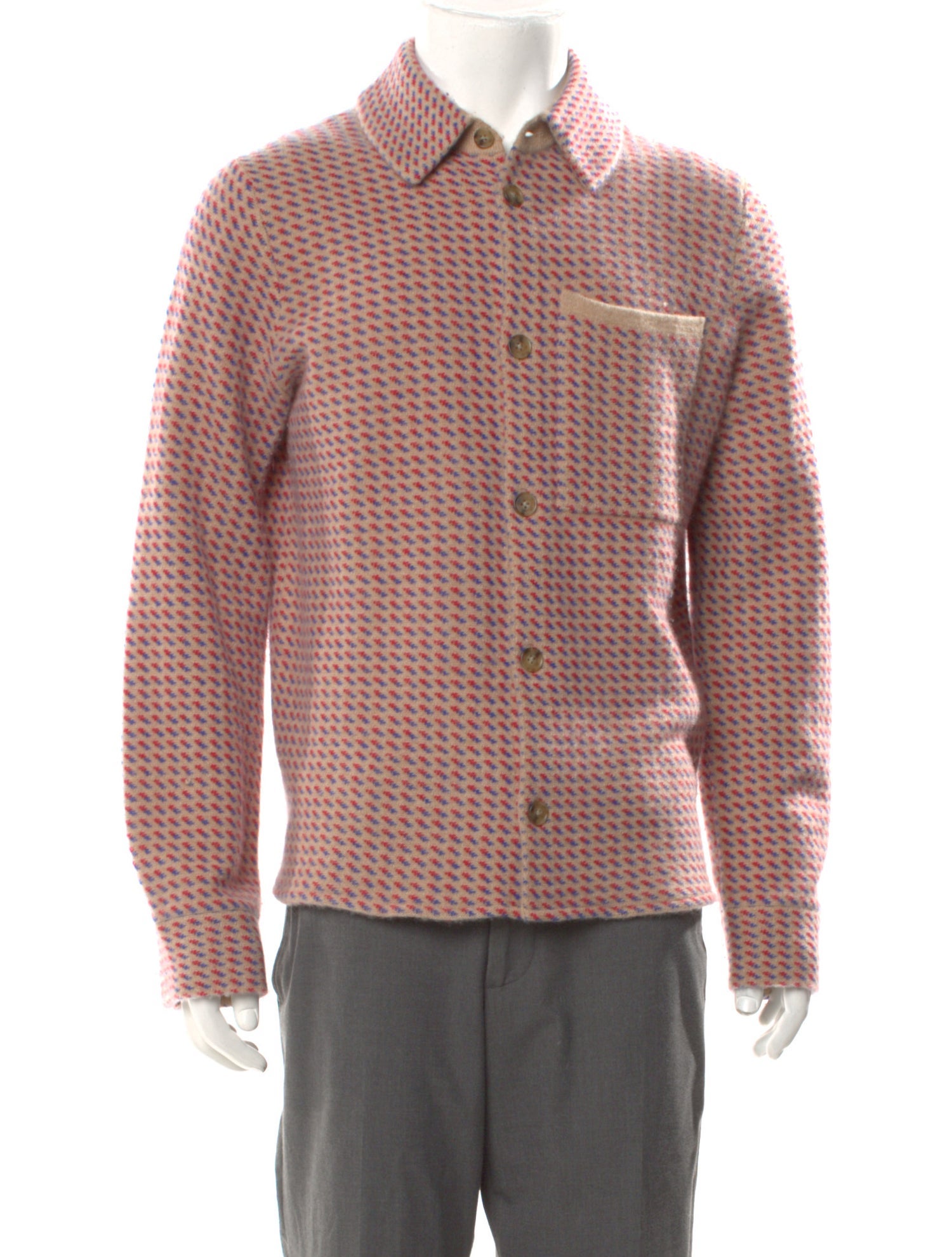 Guest in Residence Cashmere Printed Cardigan