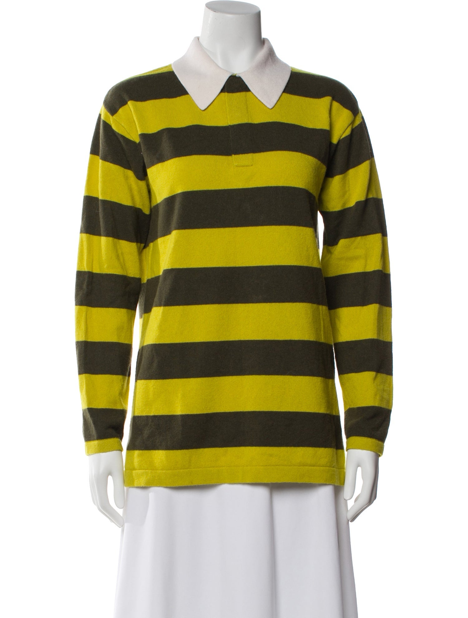 Guest in Residence Cashmere Striped Sweater