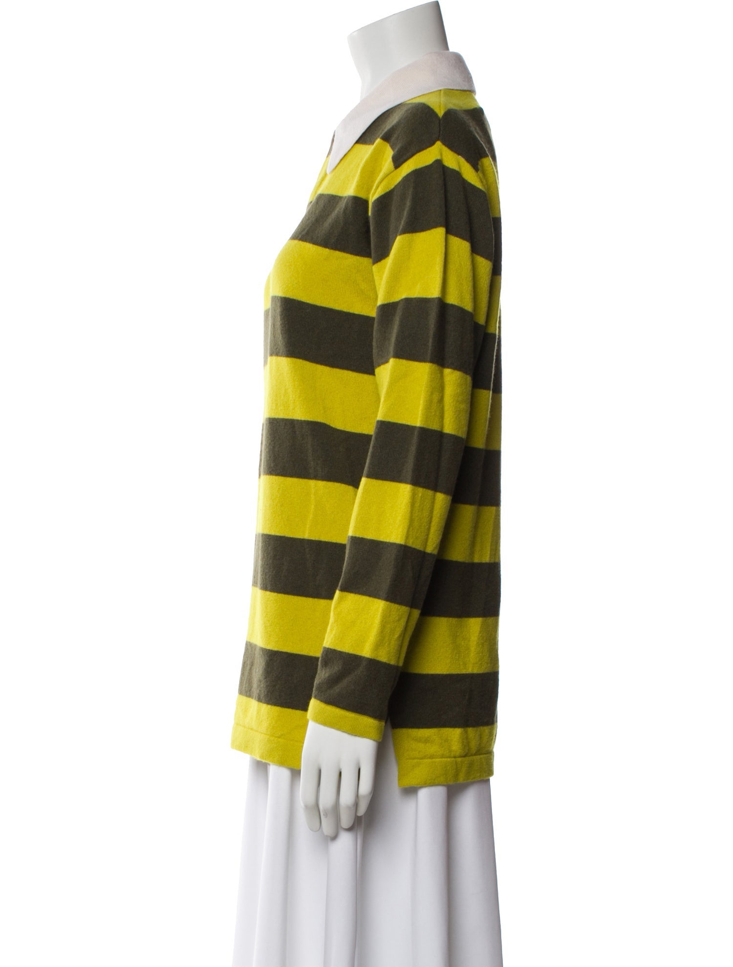 Guest in Residence Cashmere Striped Sweater