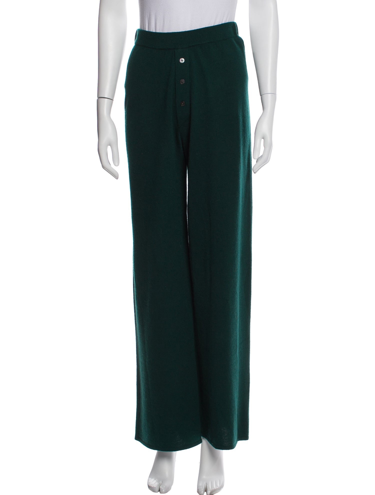 Guest in Residence Cashmere Wide Leg Pants