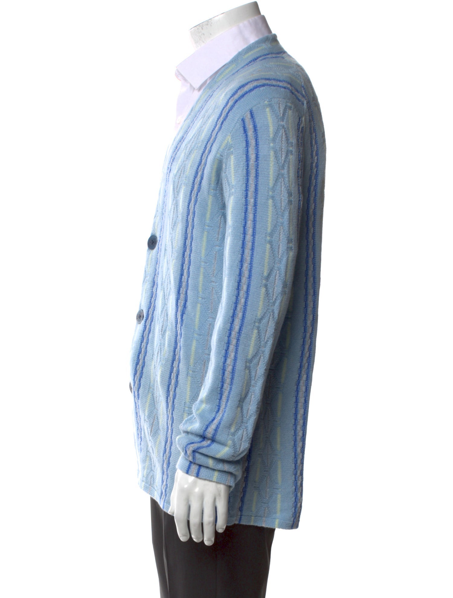 Guest in Residence Cashmere Patterned Cardigan