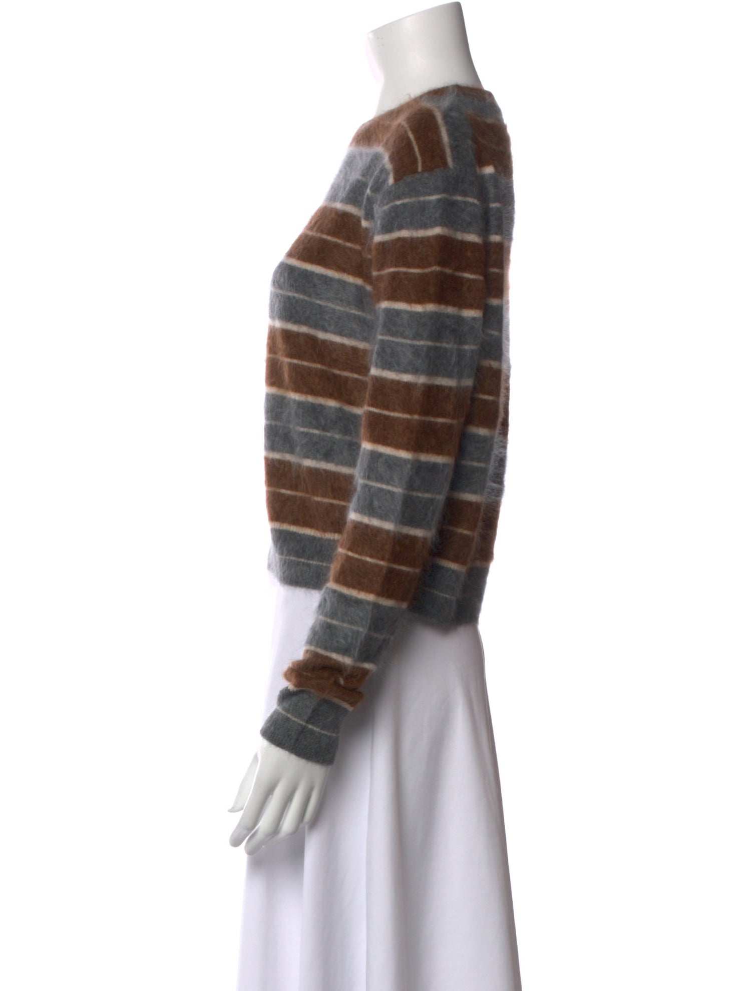 Guest in Residence Cashmere Striped Sweater