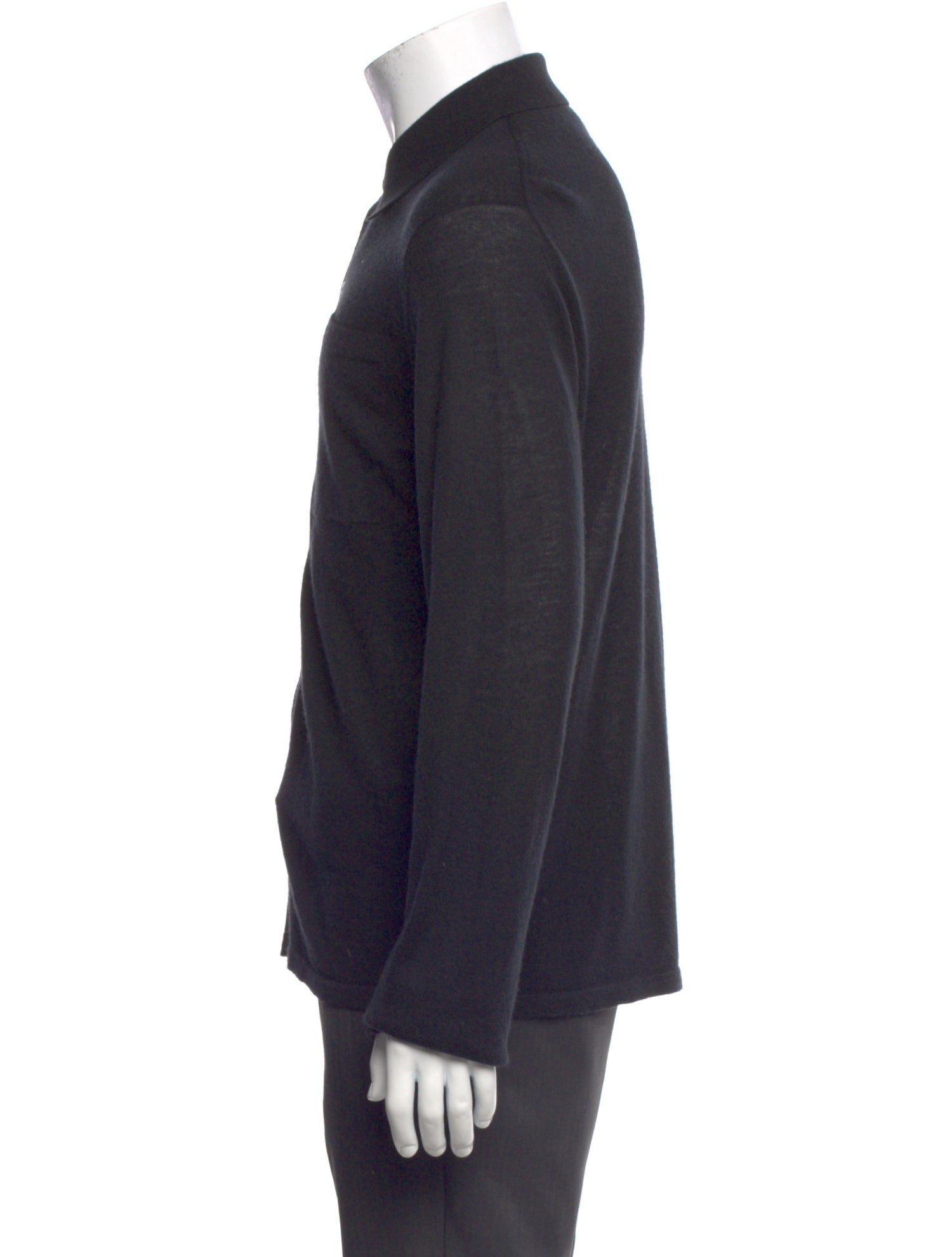 Guest in Residence Cashmere Collar Polo Sweater