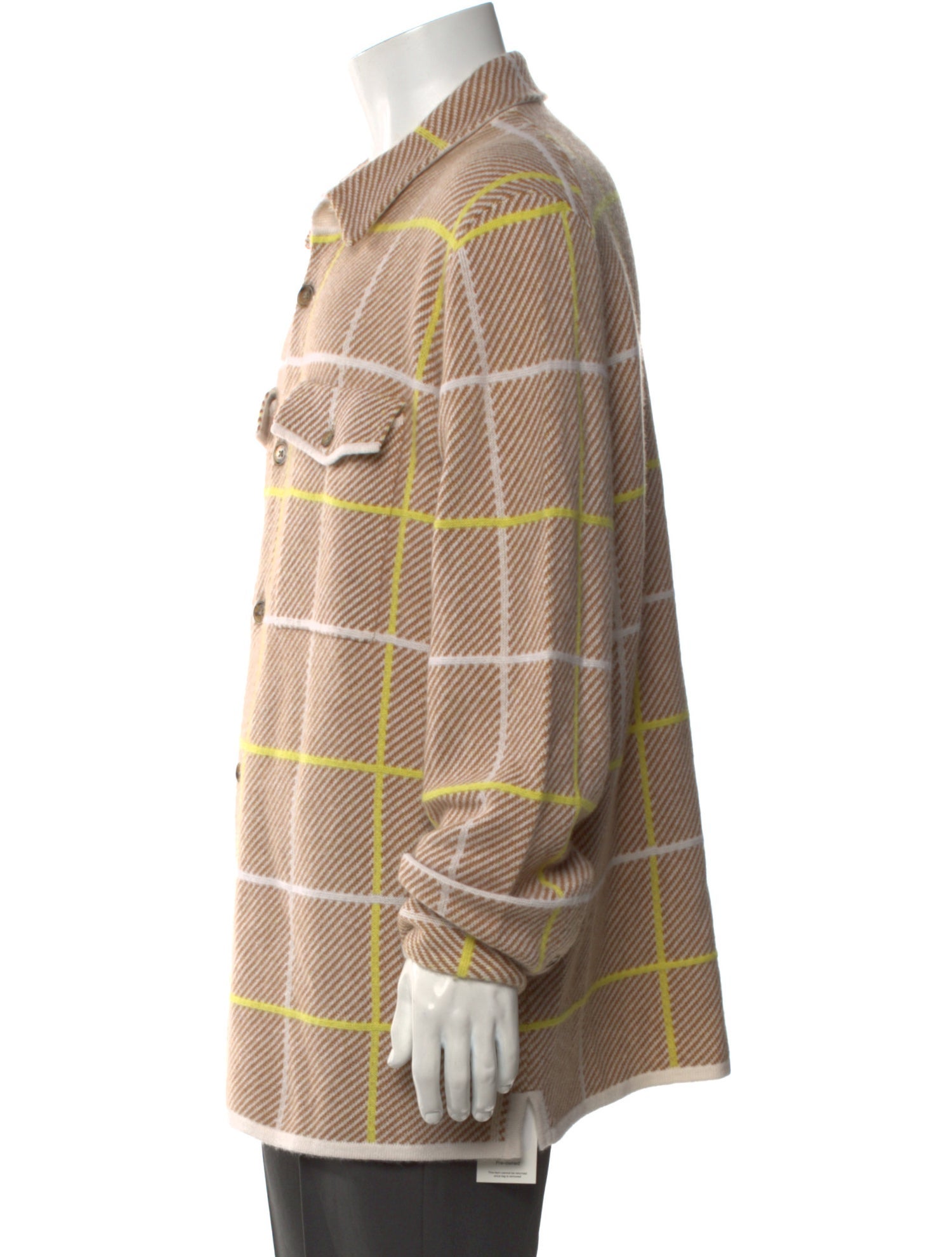 Guest in Residence Cashmere Plaid Print Pullover