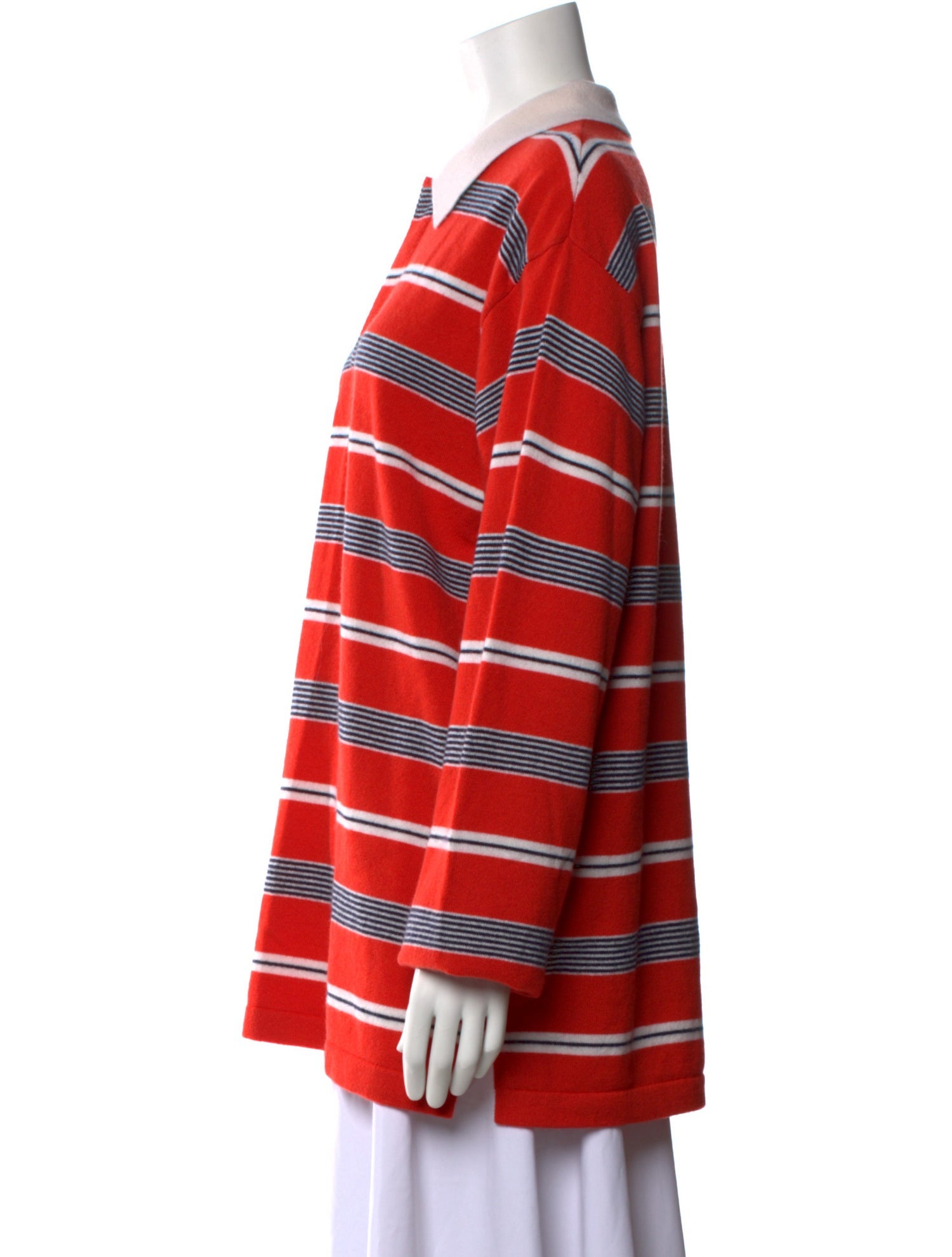 Guest in Residence Cashmere Striped Sweater