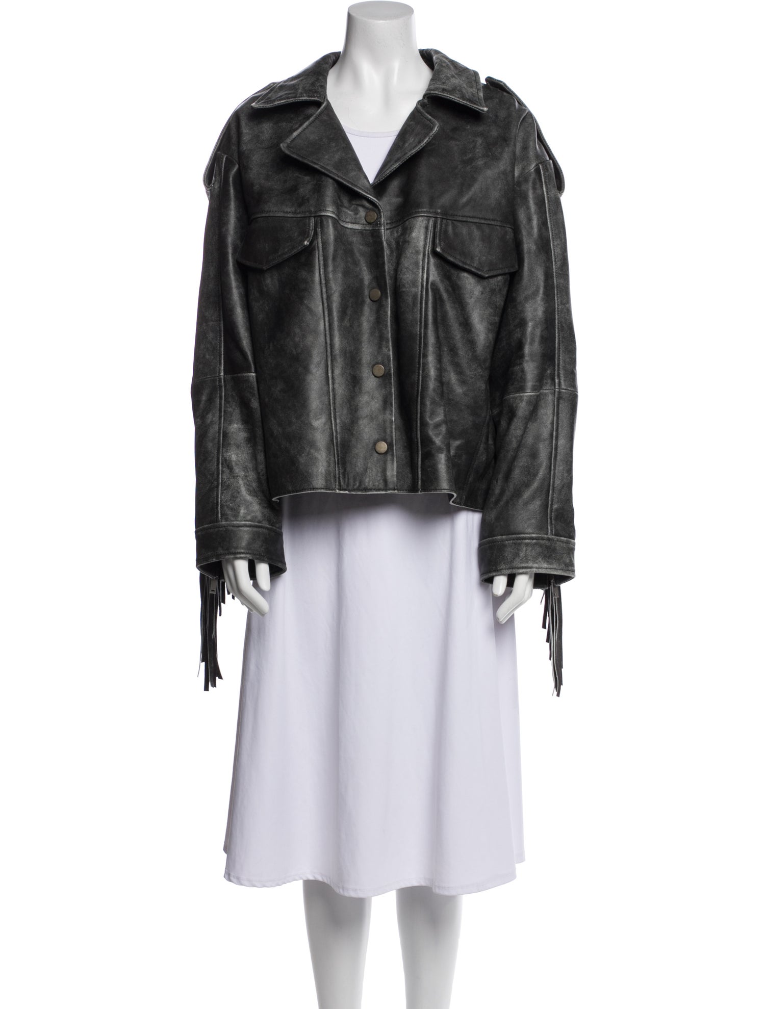 Gestuz Leather Jacket w/ Tags