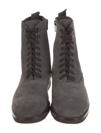 Gravati Suede Combat Boots