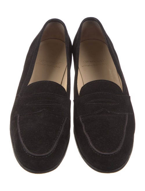 Gravati Suede Whipstitch Trim Loafers