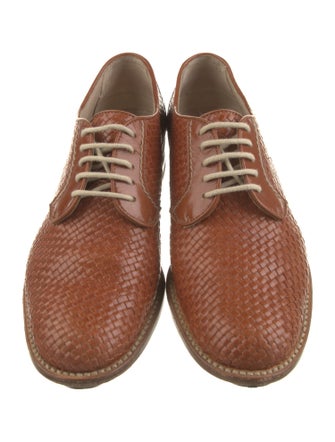 Gravati Leather Whipstitch Trim Oxfords