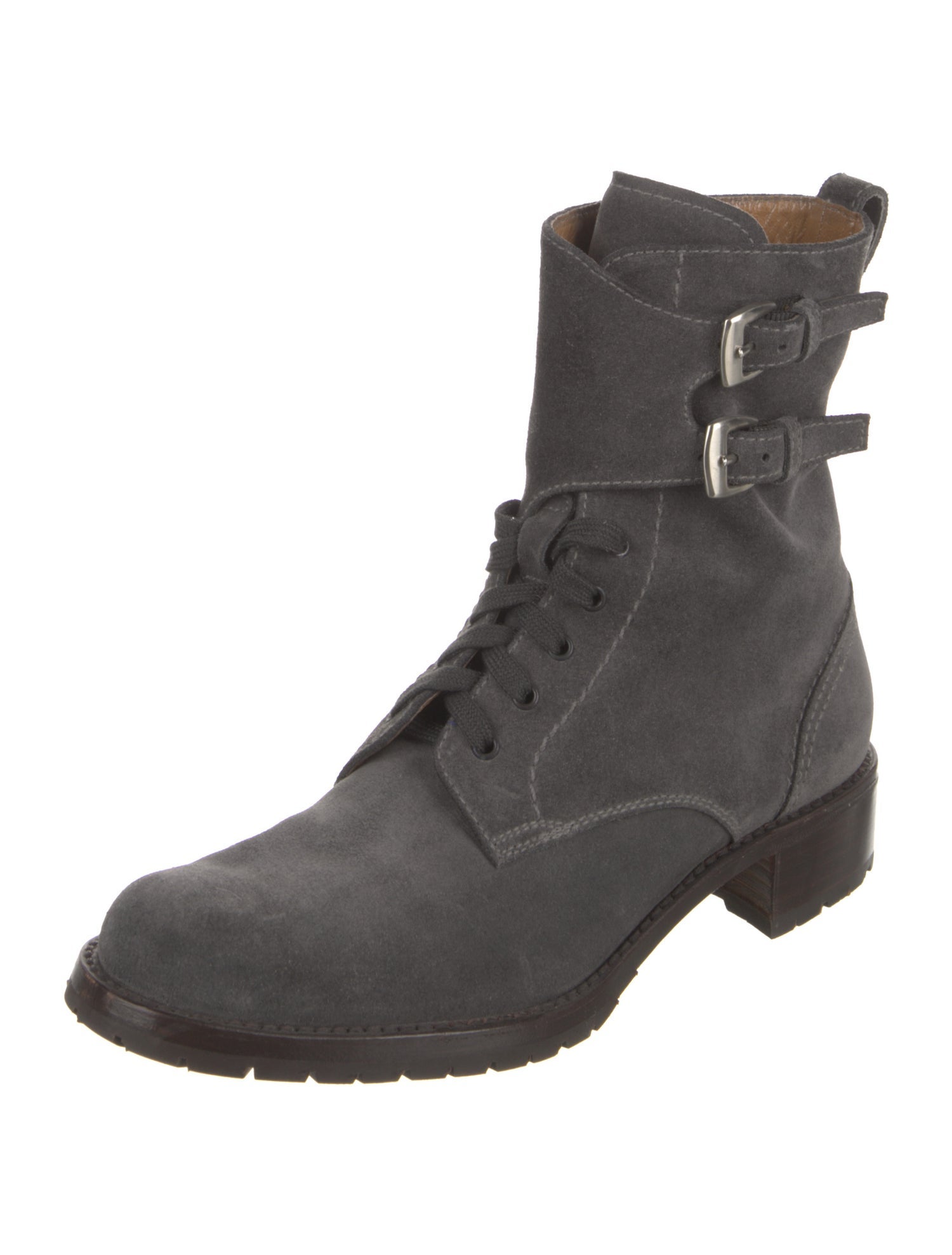Gravati Suede Combat Boots