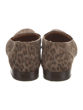 Gravati Suede Animal Print Loafers