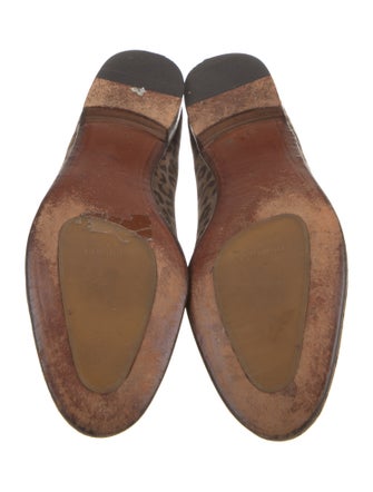 Gravati Suede Animal Print Loafers