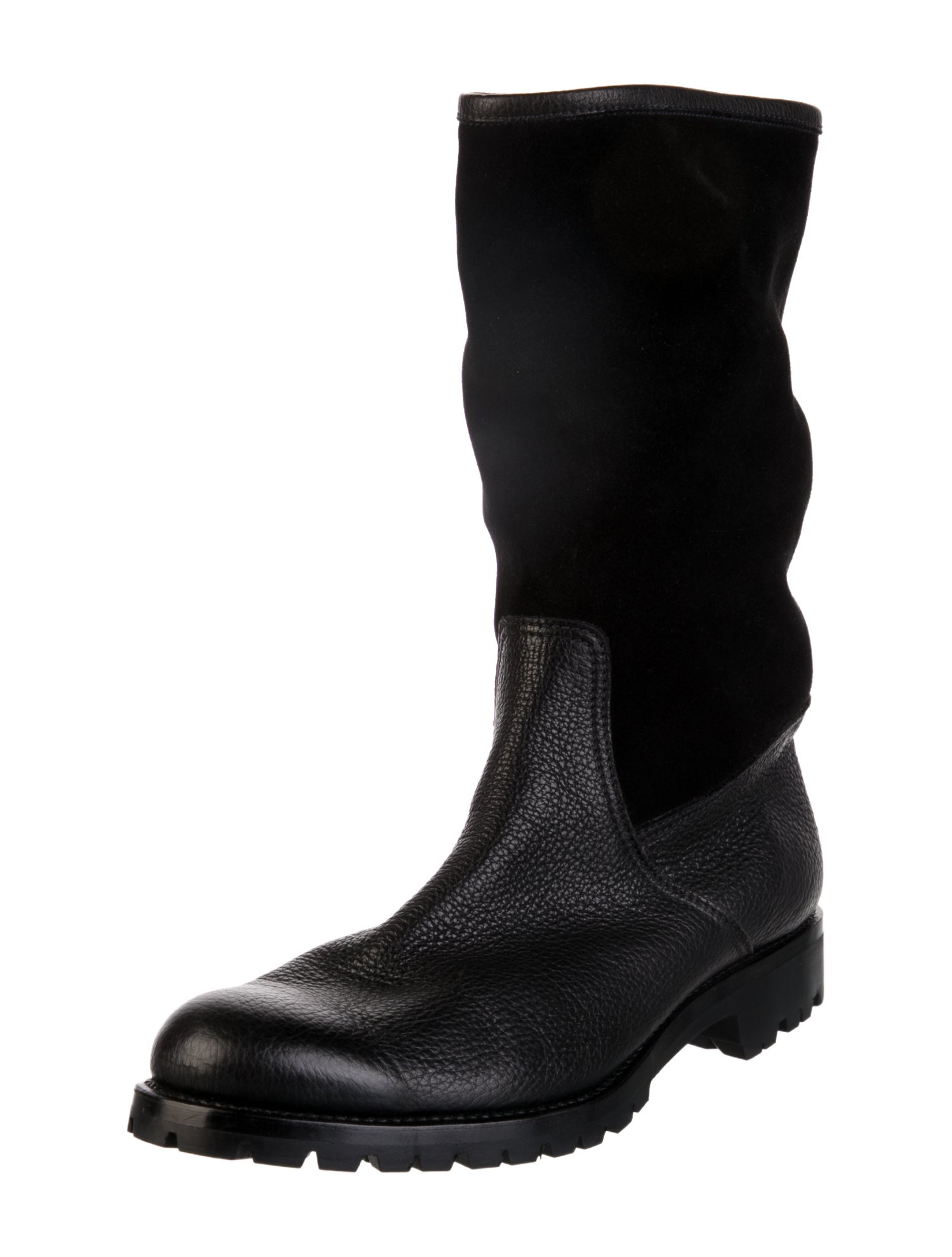 Gravati Leather Moto Boots