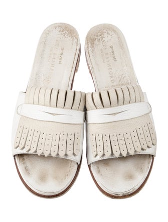 Gravati Leather Slides