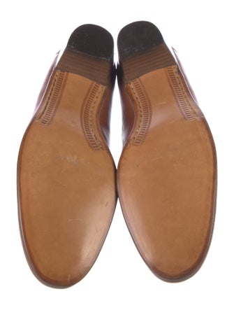Gravati Leather Whipstitch Trim Loafers