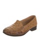 Gravati Ostrich Animal Print Loafers