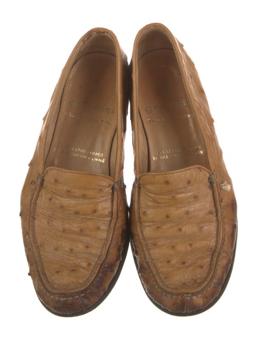 Gravati Ostrich Animal Print Loafers