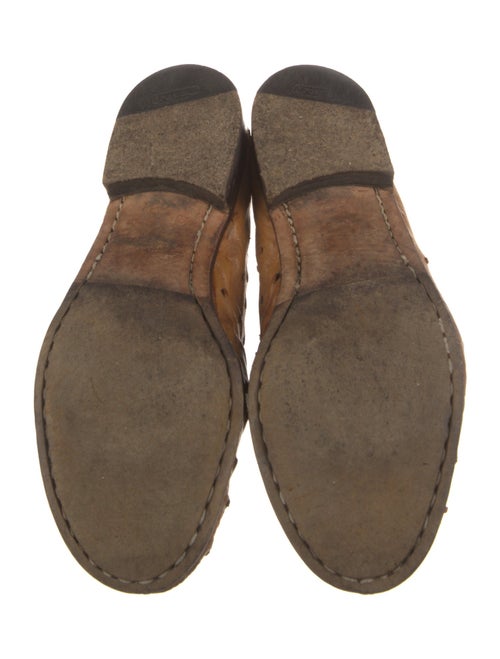 Gravati Ostrich Animal Print Loafers