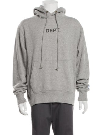 Gallery Dept. Graphic Print V-Neck Hoodie