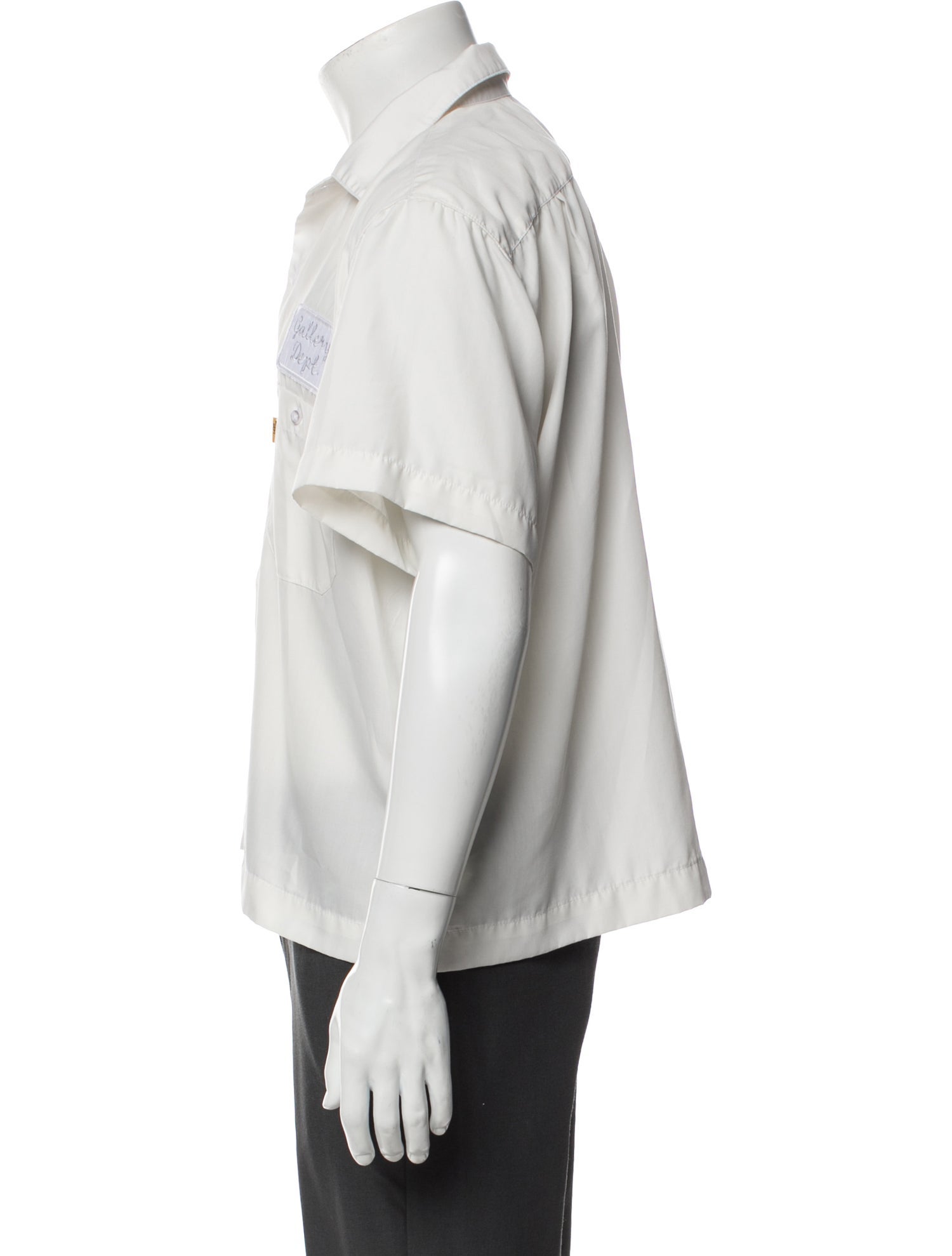 Gallery Dept. 'Alex' Mechanic Short Sleeve Shirt - White Casual