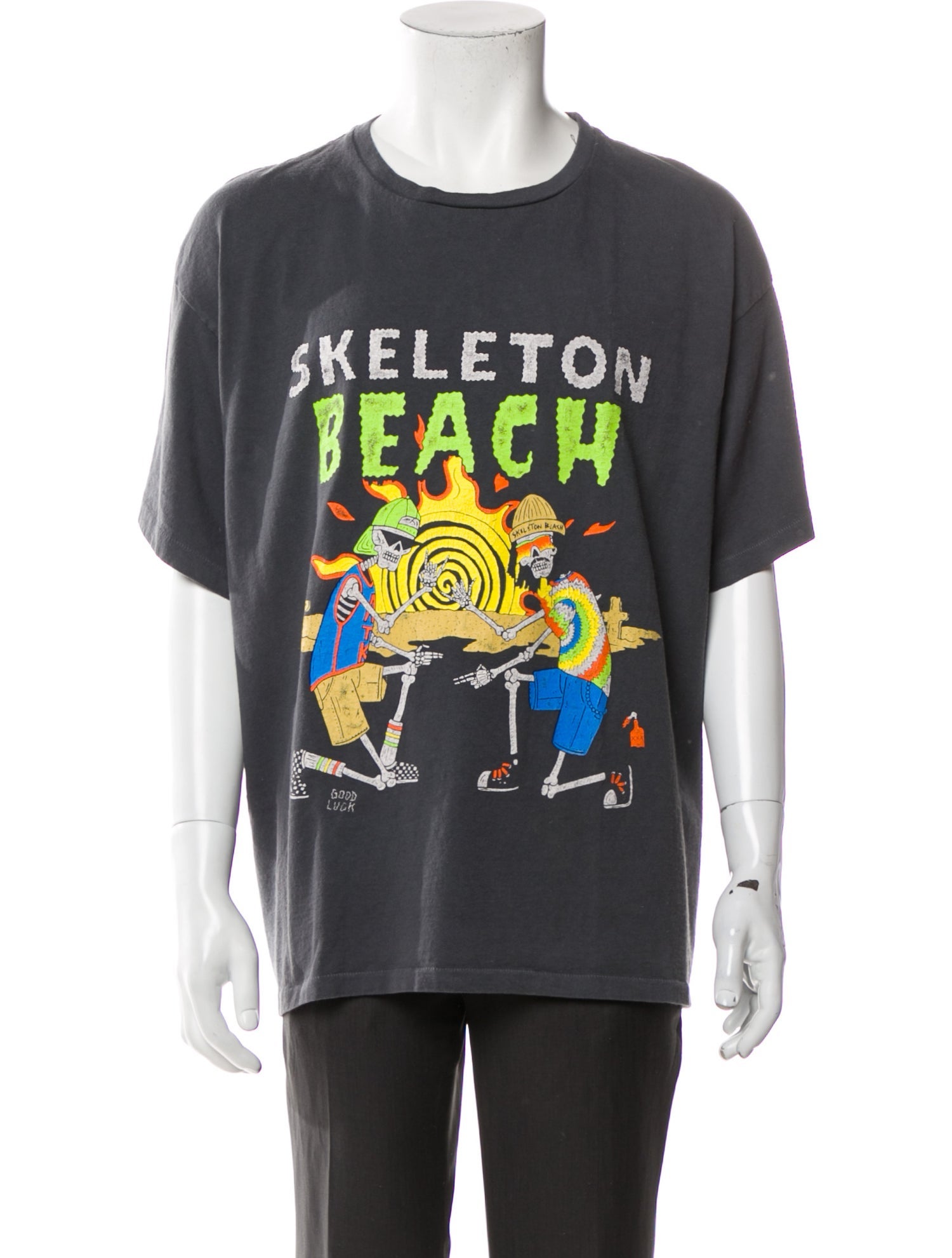 GALLERY DEPT. | SKELETON BEACH TEE VINTAGE BLACK Tシャツ GALLERY DEPT. SKELETON BEACH TEE | VINTAGE BLACK