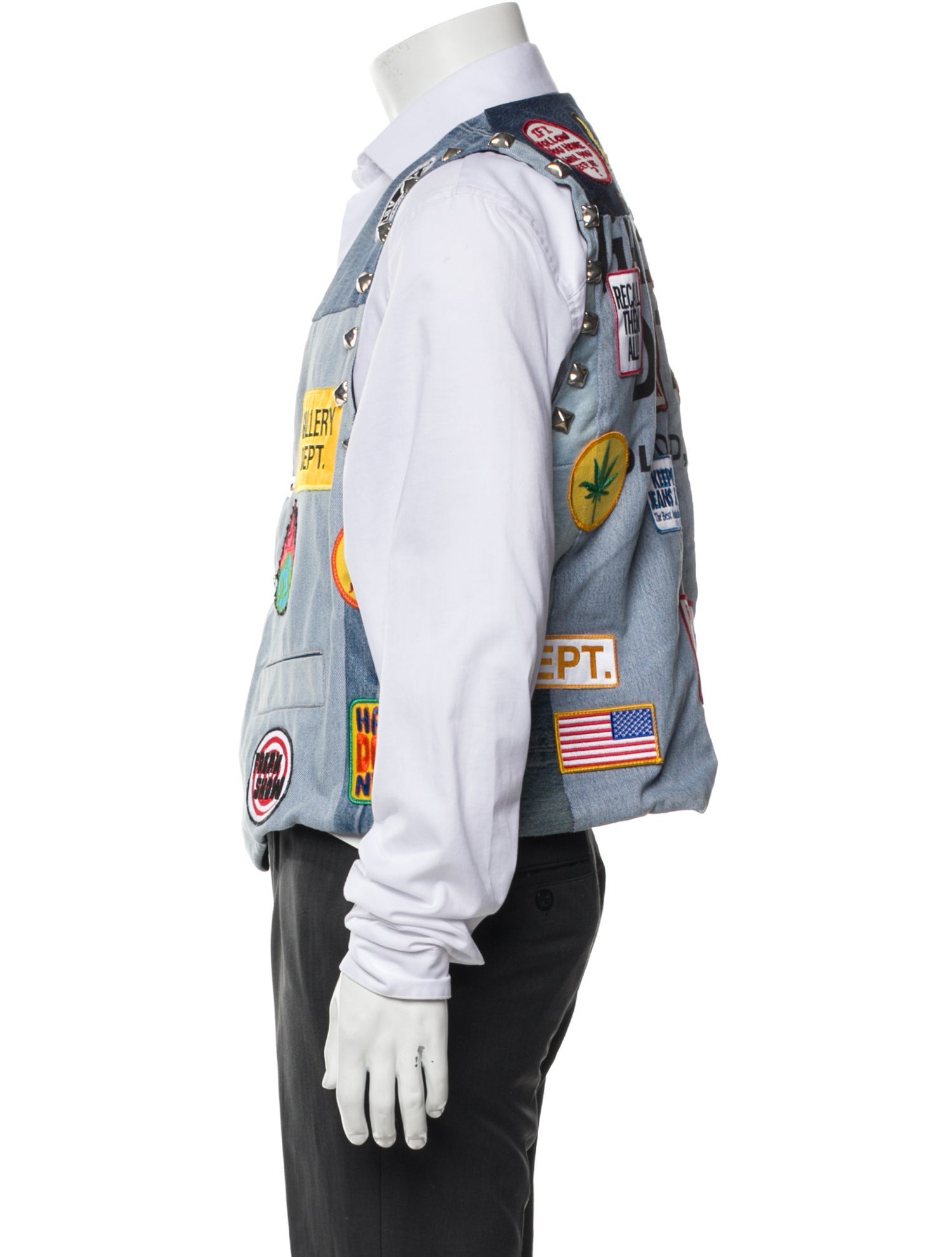 Gallery Dept. Rotten Denim Gilet Graphic Print Vest