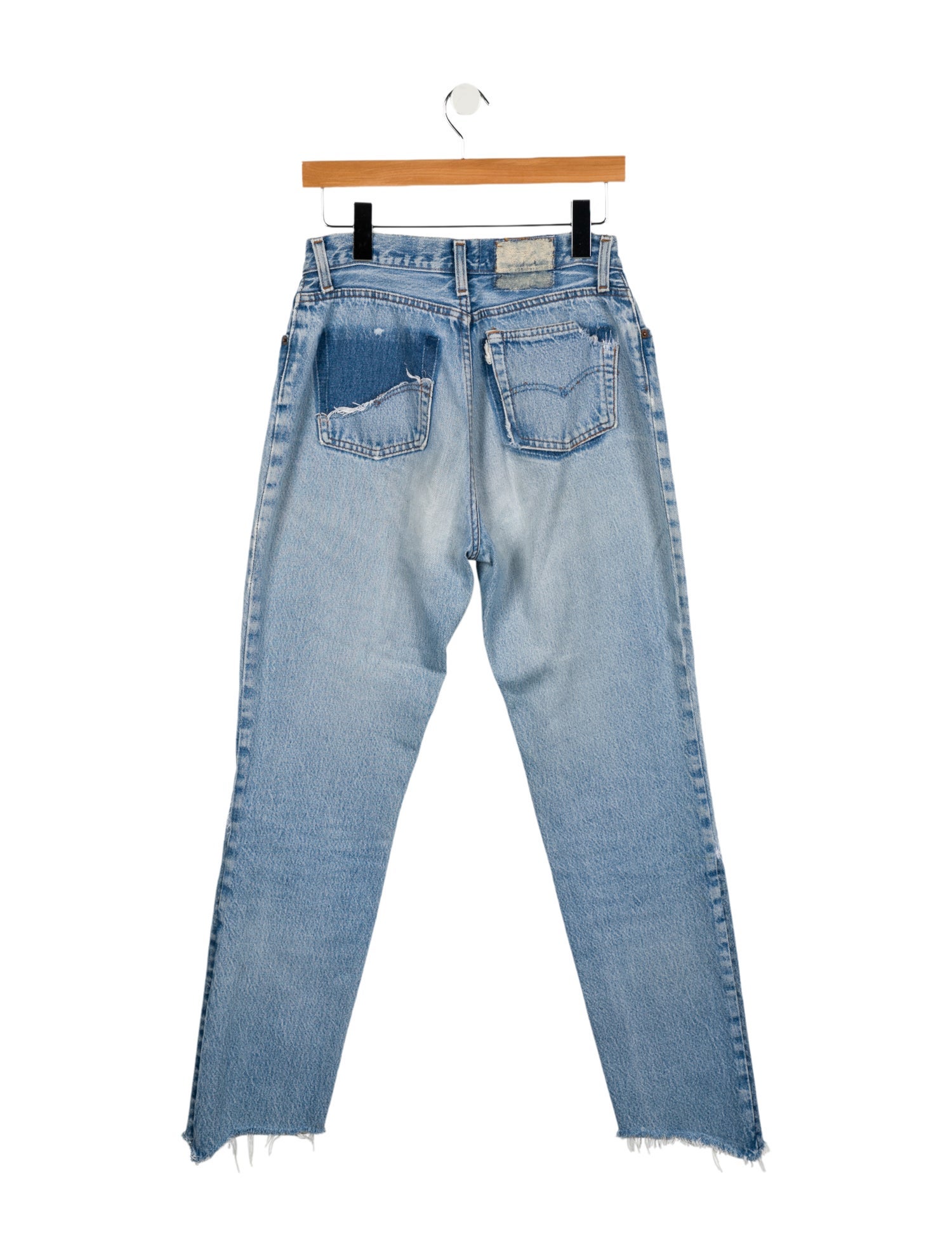 Gallery Dept. Distressed Straight Leg Jeans