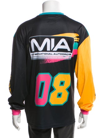 Gallery Dept. F1 Miami Colorblock Pattern Henley