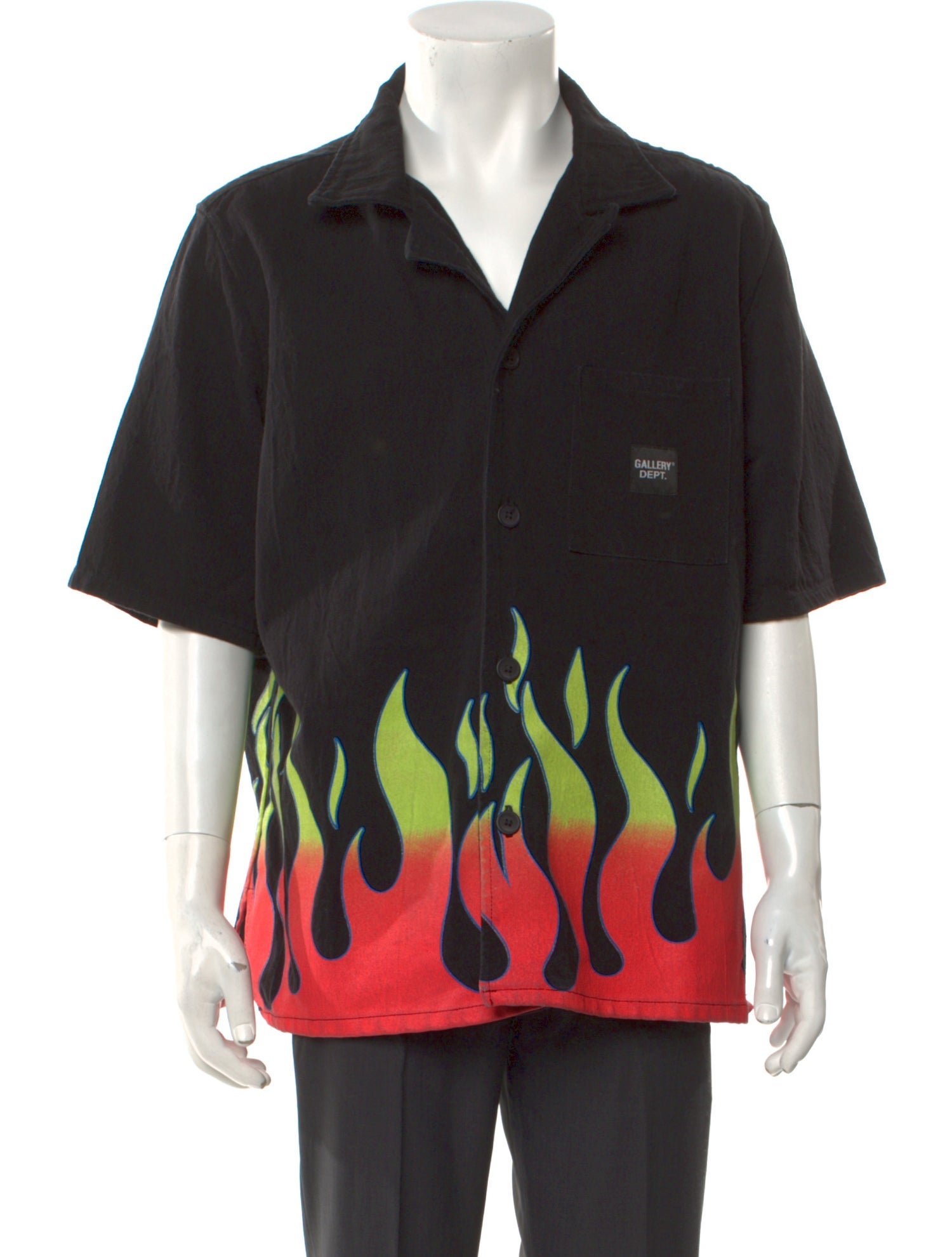 Gallery Dept. Flames Graphic Print Shirt