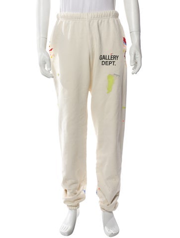 Gallery Dept. Lounge & Sleepwear Paint Splatter Logo Graphic Print Bottoms M