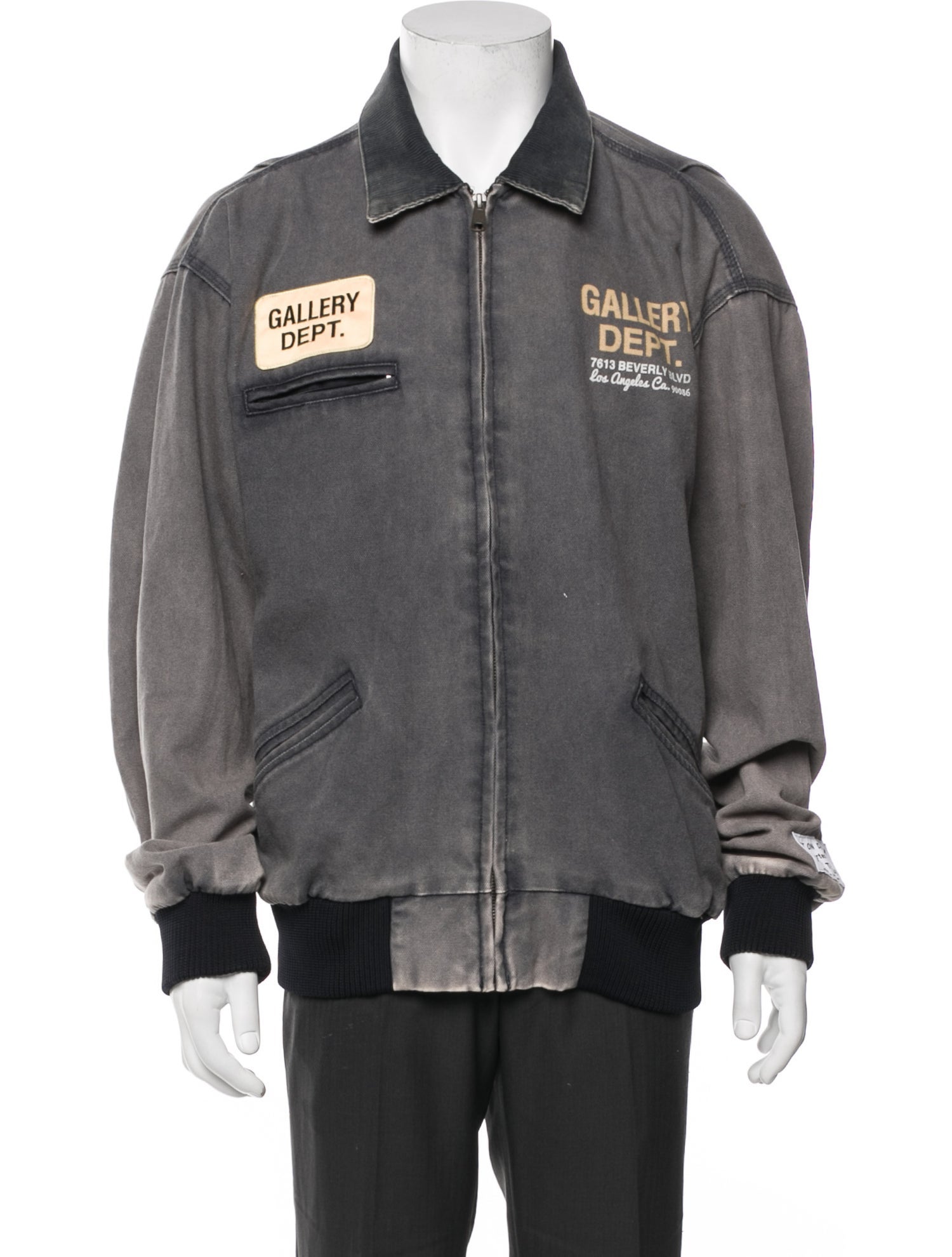 Gallery Dept. Mechanic-Style Graphic Print Varsity Jacket