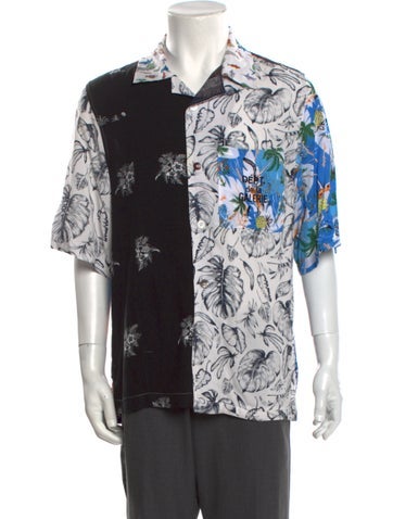 Gallery Dept. Casual Shirts Patchwork French Logo Floral Print Shirt S