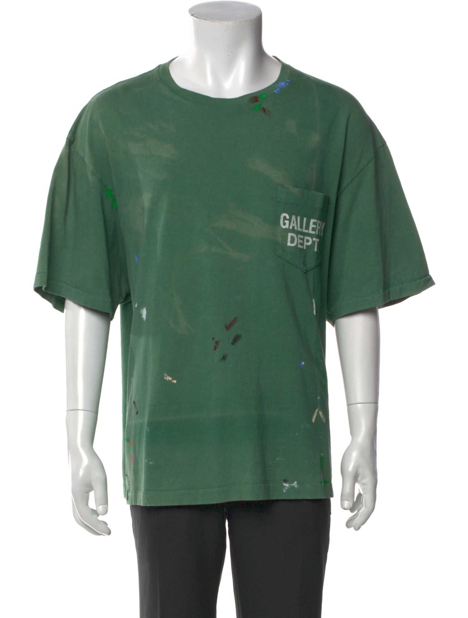 Gallery Dept. Paint Splatter Logo Graphic Print T-Shirt