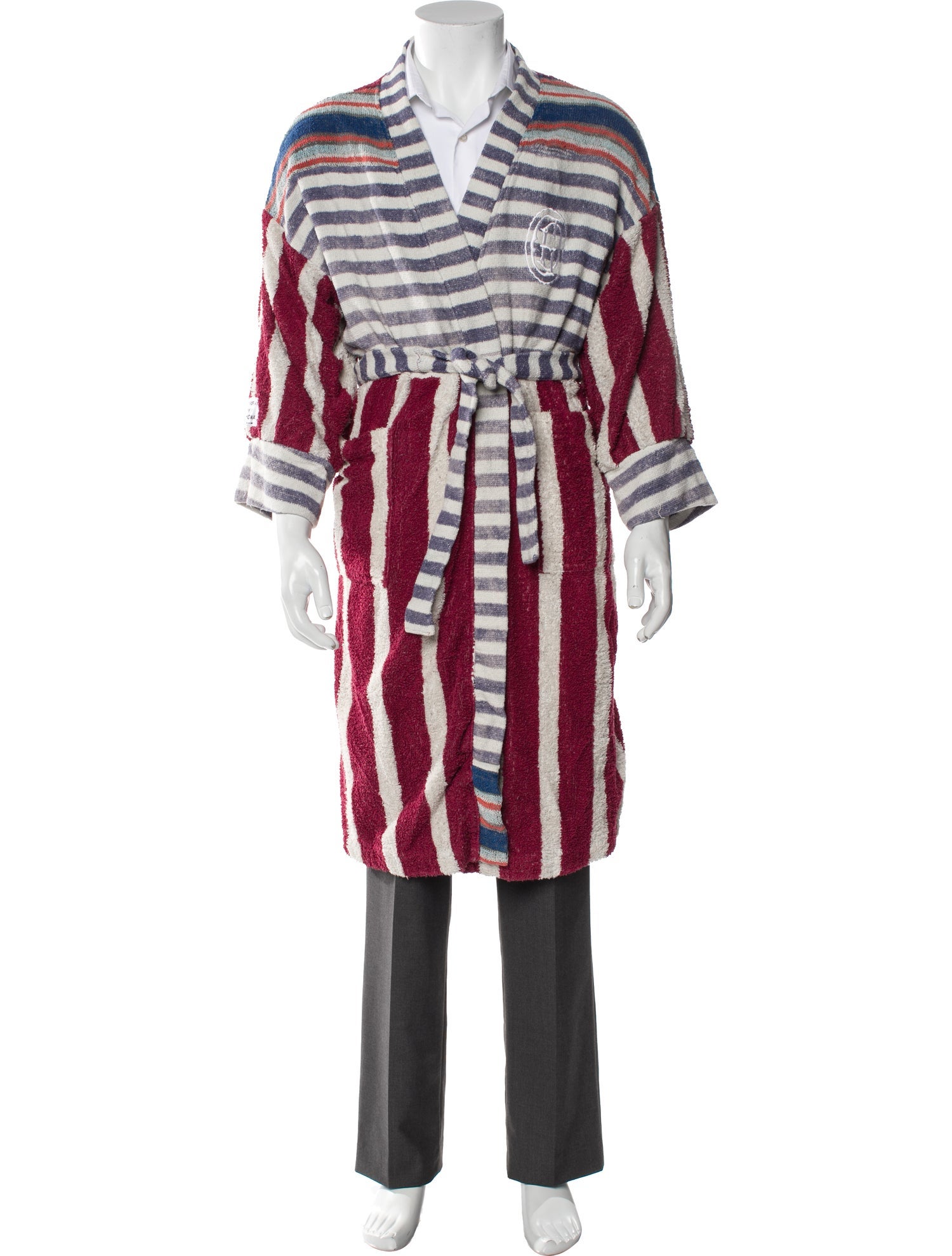 Gallery Dept. Logo Striped Robe