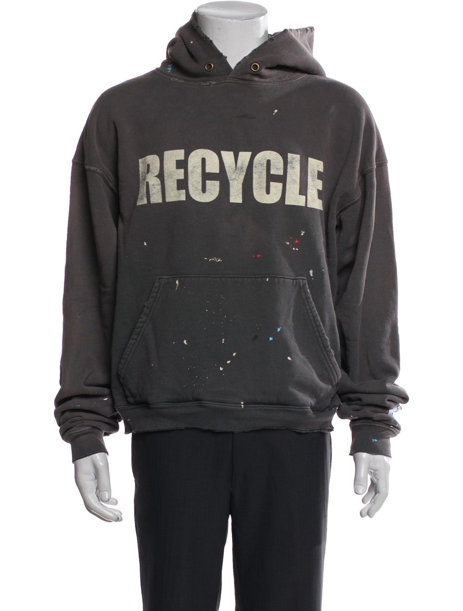 Gallery Dept. Signature Logo 90'S Recycle Hoodie w/ Tags
