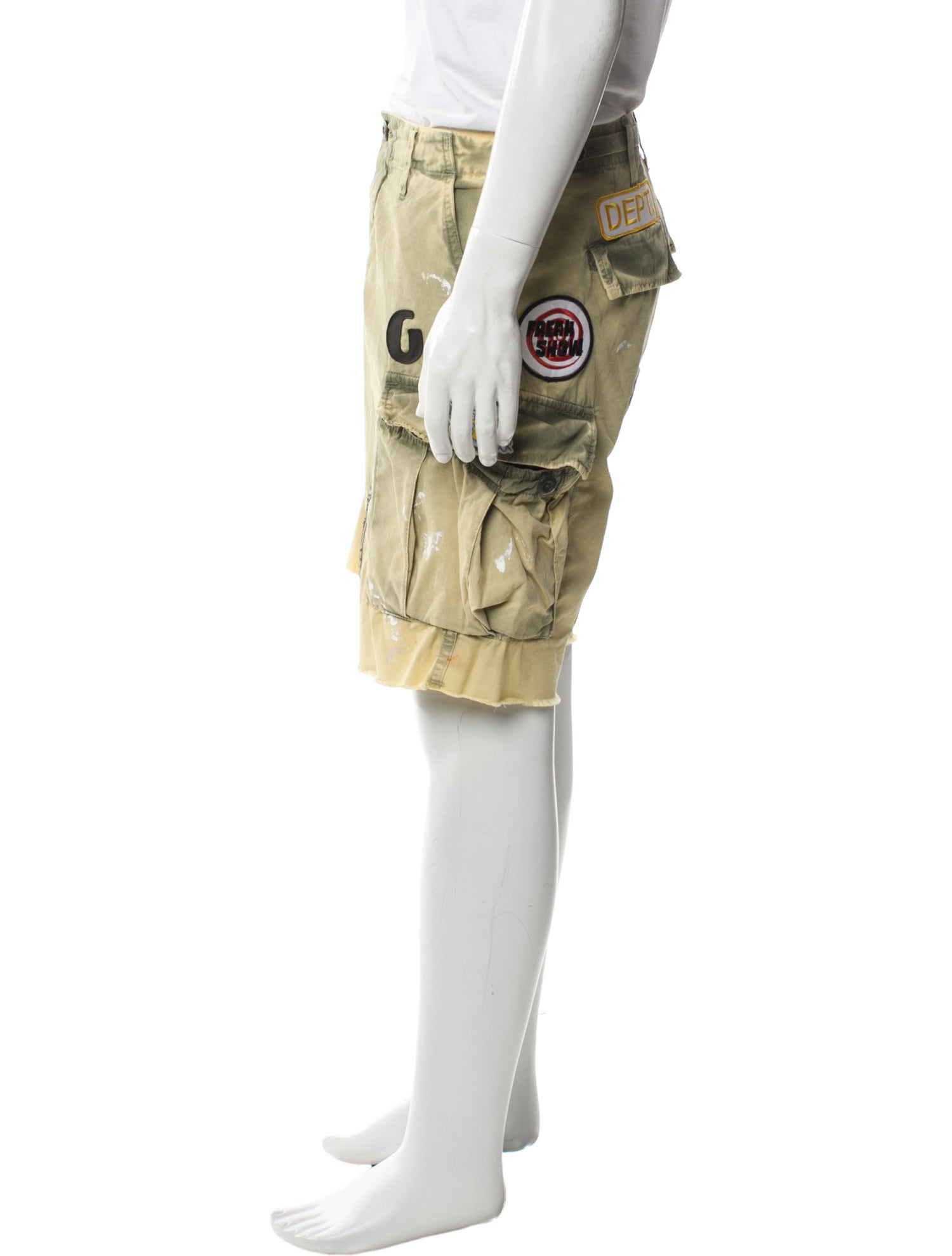 Gallery Dept. Kenzie Fatigue Cargo Flat Front Shorts