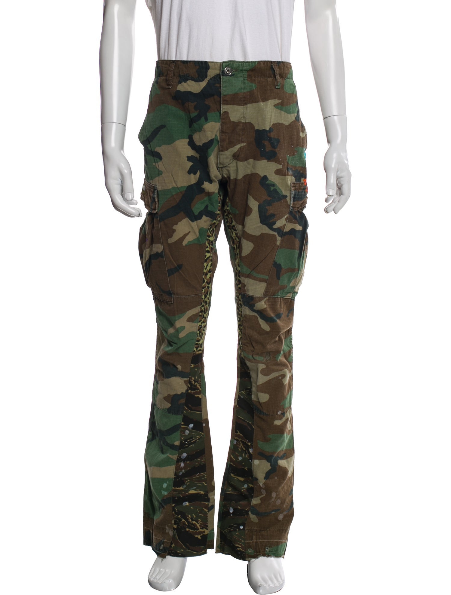 Gallery Dept. Camo Flare Cargo Pants