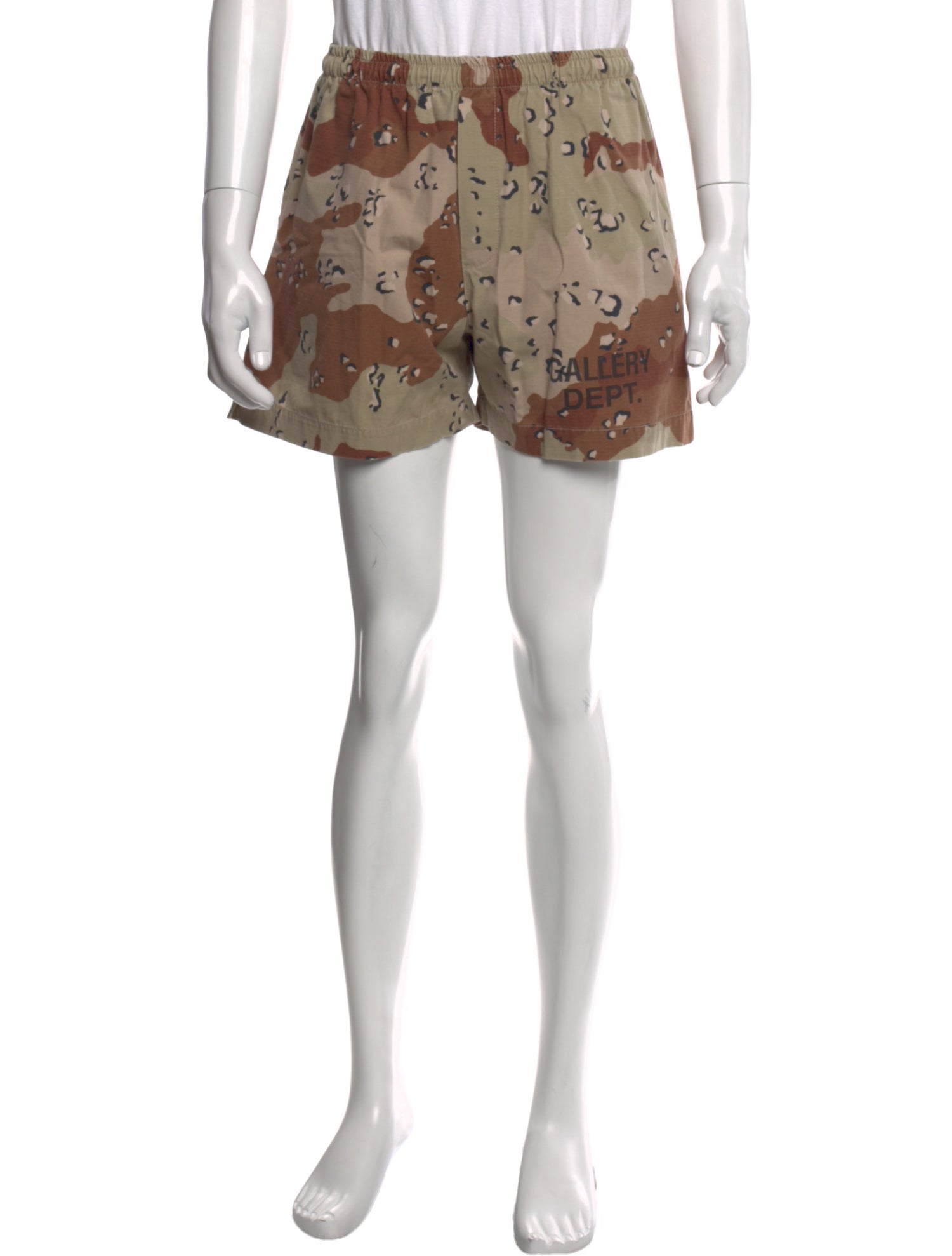 Gallery Dept. Chocolate Chip Camo Jogger Shorts