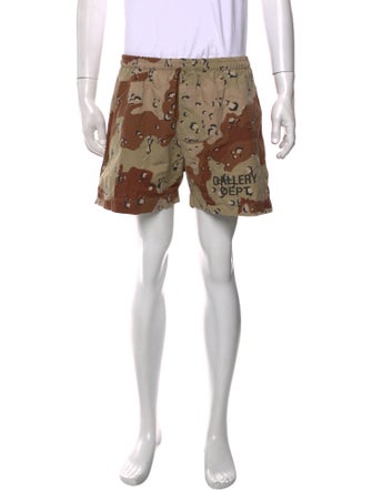 Gallery Dept. Chocolate Chip Camo Athletic Shorts